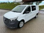 MERCEDES VITO 111 CDI 2017 155 000 KM À CABINE DOUBLE EURO6B, Autos, Camionnettes & Utilitaires, 16 cm³, 5 places, Tissu, Achat