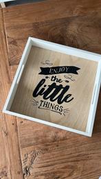 Dienblad hout, Ophalen, Gebruikt, Vierkant, Hout