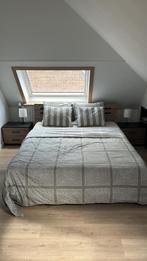 Volwaardige slaapkamer, 160 cm, Bruin, Zo goed als nieuw, Rustic