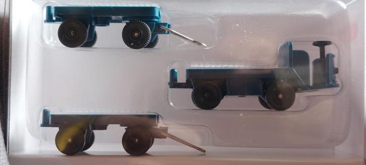 WAGON À PLATEFORME ÉLECTRIQUE H0LK 0607 1/87, Hobby & Loisirs créatifs, Voitures miniatures | 1:87, Neuf, Autres types, Wiking