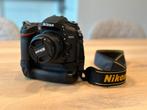 Spiegelreflexcamera Nikon D7200 50mm 1:8 en grip, Spiegelreflex, Zo goed als nieuw, Nikon