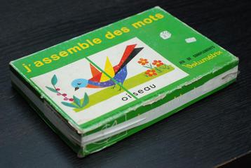 Jeu vintage : "J'assemble des mots" beschikbaar voor biedingen