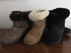 3 paar UGG UGGS bruin camel zwart maat 38 / 39, Bruin, Lage of Enkellaarzen, Ophalen of Verzenden, Gedragen