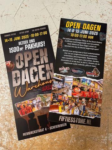 Open dagen 14 en 15 juni Bennies Fifties beschikbaar voor biedingen