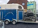 trailer & koetsplateau mogelijkheid tot 3 c pony’s, Ophalen, Gebruikt, Hout, 3-paards trailer