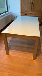 Tafel 180cm,verlengbaar tot 240 en 300cm, breedte 90cm., Huis en Inrichting, Tafels | Eettafels, Ophalen, Zo goed als nieuw