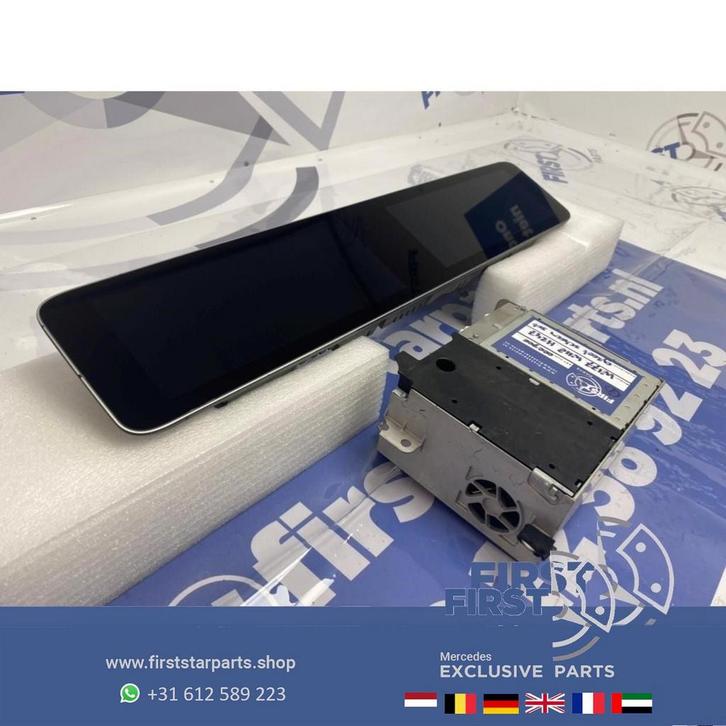 W177 W247 W118 H247 GROOT SCHERM NAVI TELLERKLOK SET Mercede, Auto-onderdelen, Dashboard en Schakelaars, Mercedes-Benz, Gebruikt