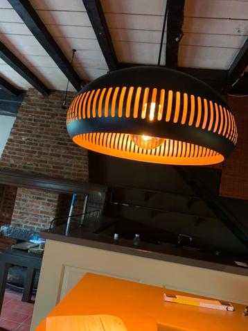 Hanglampen  zwart/koperkleur beschikbaar voor biedingen