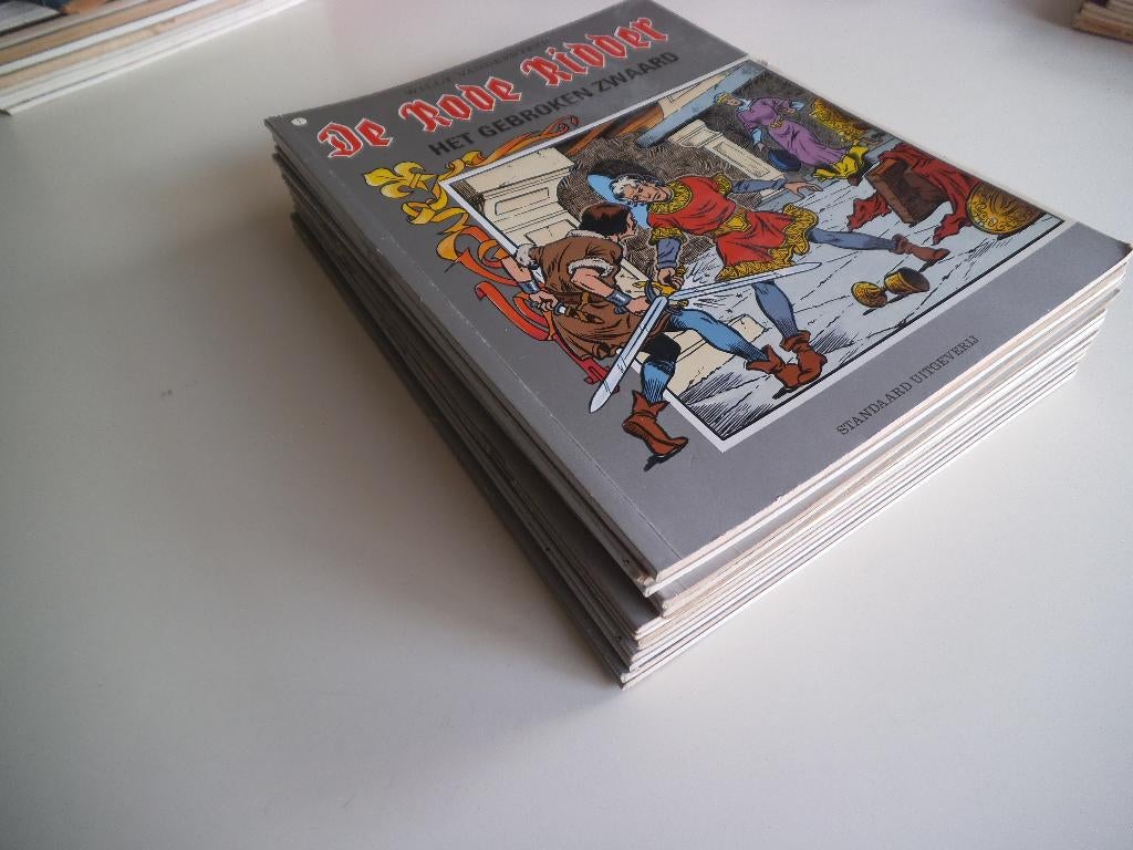 Lot 14 strips   Rode ridder grijze reeks, Meerdere stripboeken, Ophalen of Verzenden, Gelezen