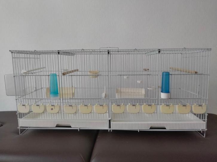 2 Volières - Woon- of kweekkooien., Dieren en Toebehoren, Vogels | Hokken en Kooien, Gebruikt, Broedkooi of Kweekkooi, Aluminium