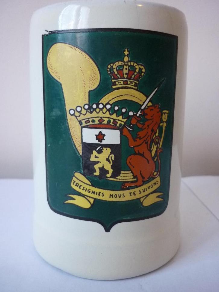 Militaria - Militaire - Chope du 2éme Chasseur à pieds, Verzamelen, Militaria | Algemeen, Ophalen of Verzenden