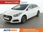Hyundai i40 2.0 GDI Premium (bj 2017, automaat), Auto's, Gebruikt, Wit, Leder, 5 deurs