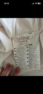 Matrasbeschermer Ikea 90x200 wit, Huis en Inrichting, Ophalen of Verzenden, Gebruikt, Wit