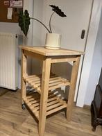 table d'appoint de cuisine, Maison & Meubles, Enlèvement, Comme neuf, Rectangulaire, Bois
