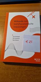 wiskunde met bedrijfseconomische toepassingen, Livres, Livres d'étude & Cours, Enlèvement ou Envoi, Comme neuf