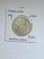 Portugal 20 escudos 1966 AG, Ophalen of Verzenden