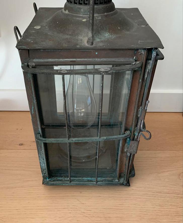 Zeer Mooie oude antieke postlamp., Antiek en Kunst, Antiek | Verlichting, Ophalen