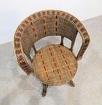 Vintage stoel Bistrot Paris, Rotan, Ophalen
