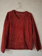 Warme Roestbruine Chenille Trui met V-Hals - Maat S (FR 36/U, Kleding | Dames, Truien en Vesten, Cevimod, Ophalen of Verzenden