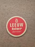 Sous Bock Leeuw bier, Verzamelen, Biermerken, Ophalen of Verzenden, Gebruikt, Viltje(s), Leeuw