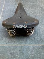 Vintage Brooks leren fietszadel, Fietsen en Brommers, Fietsonderdelen, Ophalen of Verzenden, Gebruikt
