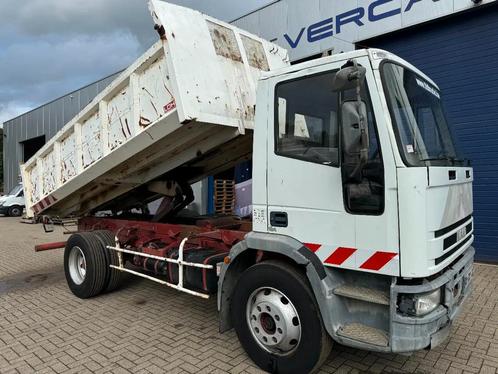 Iveco Eurocargo *BENNE-TIPPER-LAMES* (bj 1998), Auto's, Vrachtwagens, Bedrijf, Iveco, Diesel, Handgeschakeld, Wit, Achterwielaandrijving