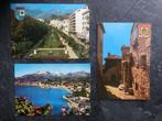 3 blanco postkaarten Côte d’Azur - Menton - Eze, Ophalen of Verzenden, Frankrijk
