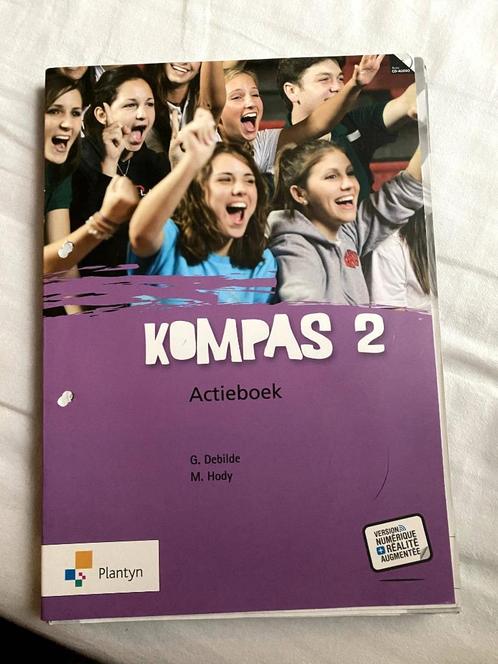 Kompas 2 Actieboek Plantyn, Livres, Livres scolaires, Utilisé, Néerlandais, Enseignement secondaire inférieur, Enlèvement