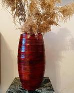 Vintage keramiek vaas, Maison & Meubles, Accessoires pour la Maison | Vases, Enlèvement, Rouge