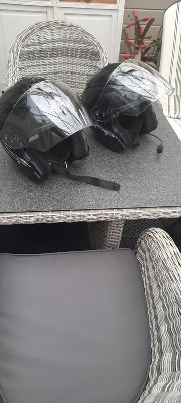 2 helmen harley davidson +intercom, Enlèvement ou Envoi, Comme neuf