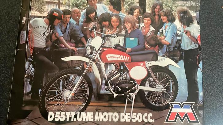 Motobecane d55tt 2 stuks!, Fietsen en Brommers, Brommers | Oldtimers, Overige merken, Klasse B (45 km/u), Ophalen