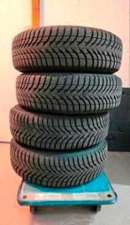 Set Michelin Banden op stalen velgen Maat 215 60 R16 95H, Ophalen, 215 mm, 16 inch, Banden en Velgen