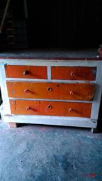 deux anciens établi avec tiroir, Bricolage & Construction, Enlèvement, Étau