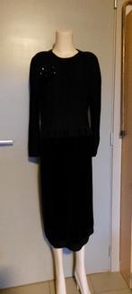 Mooi feestelijk midi kleed Sonia Rykiel in zwarte velours, Zwart, Nieuw, Ophalen of Verzenden, Maat 36 (S)