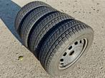 4 bons pneus hiver 195/65-15 sur jantes Ford C-Max, Ophalen, Gebruikt, 15 inch, Banden en Velgen
