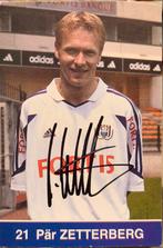 Carte individuelle dédicacée RSC Anderlecht Par Zetterberg, Ophalen of Verzenden