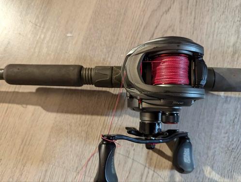 Complete Roofvis hengel, Watersport en Boten, Hengelsport | Roofvissen, Zo goed als nieuw, Ophalen