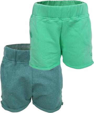 2x Little love meisjes korte broek 12-18 mnd / 80/86 beschikbaar voor biedingen
