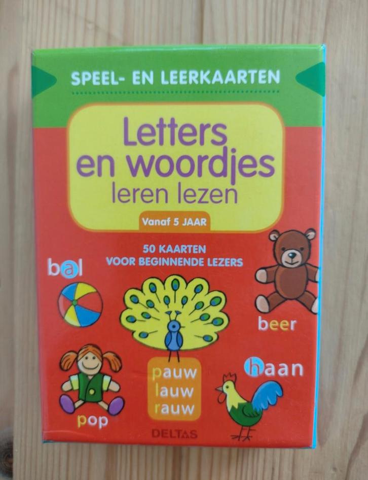 Deltas speel- en leerkaarten, Kinderen en Baby's, Speelgoed | Educatief en Creatief, Zo goed als nieuw, Ophalen