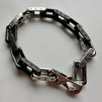 Louis Vuitton Bracelet Monogram Chain., Comme neuf, Noir, Acier, Enlèvement ou Envoi