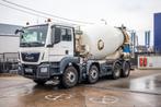 MAN TGS 32.360 BB+MIXER 9M³ (bj 2016), Auto's, Automaat, Achterwielaandrijving, Wit, Bedrijf