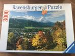 Puzzel Ravensburger 3000 stukjes Garmisch-partenkirchen bij, Ophalen of Verzenden, Meer dan 1500 stukjes, Gebruikt, Legpuzzel