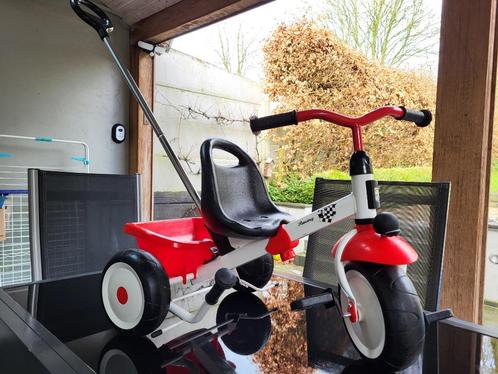 Kettler Happytrike Racing - Driewieler - Duwstang - Meegroei, Fietsen en Brommers, Fietsen | Driewielers, Gebruikt, Duwstang, Verstelbare zitting