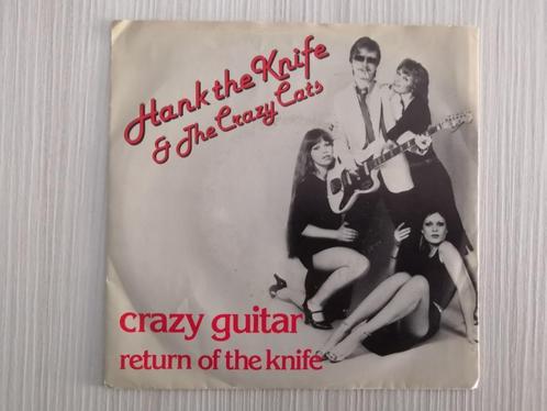 HANK THE KNIFE & THE CRAZY CATS - Crazy guitar (EP), Cd's en Dvd's, Vinyl Singles, Gebruikt, EP, Rock en Metal, 7 inch, Ophalen of Verzenden