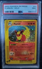 Flareon holo Skyridge PSA 9, Ophalen of Verzenden, Zo goed als nieuw