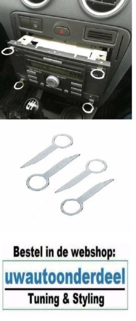 Radio Cd Demontage Tool Gereedschap Aux Ford Fiesta, Auto diversen, Tuning en Styling, Verzenden