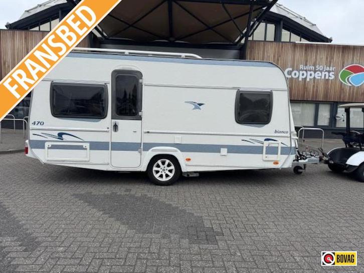 Fendt Bianco Classico 470 TFB 2008 MOVER + NIEUWE TENT!, Caravans en Kamperen, Caravans, tot en met 4, 1000 - 1250 kg, Rondzit