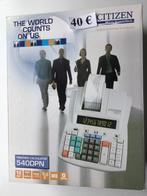rekenmachine 540DPN met papierrol in NIEUWE staat, Diversen, Rekenmachines, Ophalen of Verzenden, Zo goed als nieuw