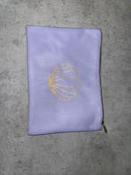 Pochette mauve motif coquillage doré, Enlèvement ou Envoi, Neuf, Violet, Sac de soirée