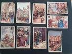 45 Prentjes Chocolat Aiglon uit diverse reeksen, Verzamelen, Gebruikt, Ophalen of Verzenden, 1940 tot 1960, Prent
